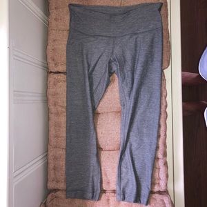 Lululemon Grey Cropped Align Leggings